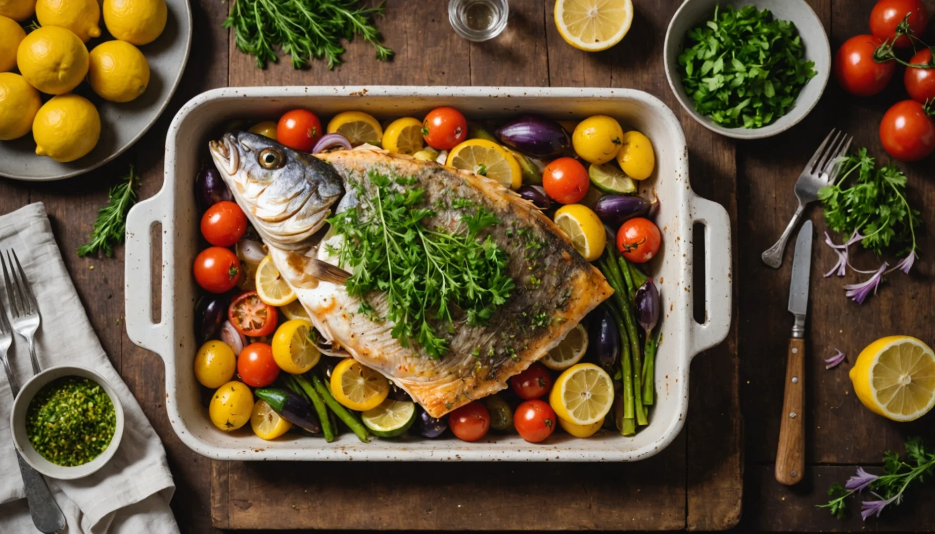 merlu recette au four