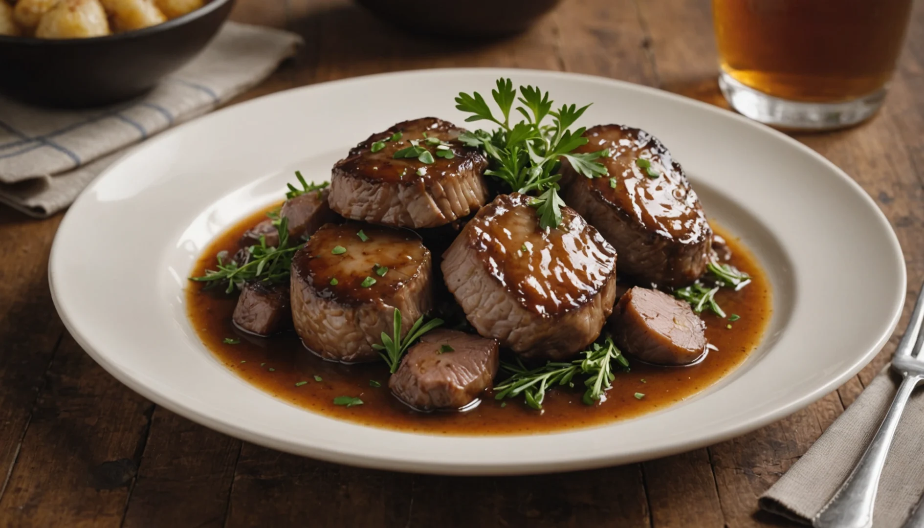 joue de porc confites au cidre
