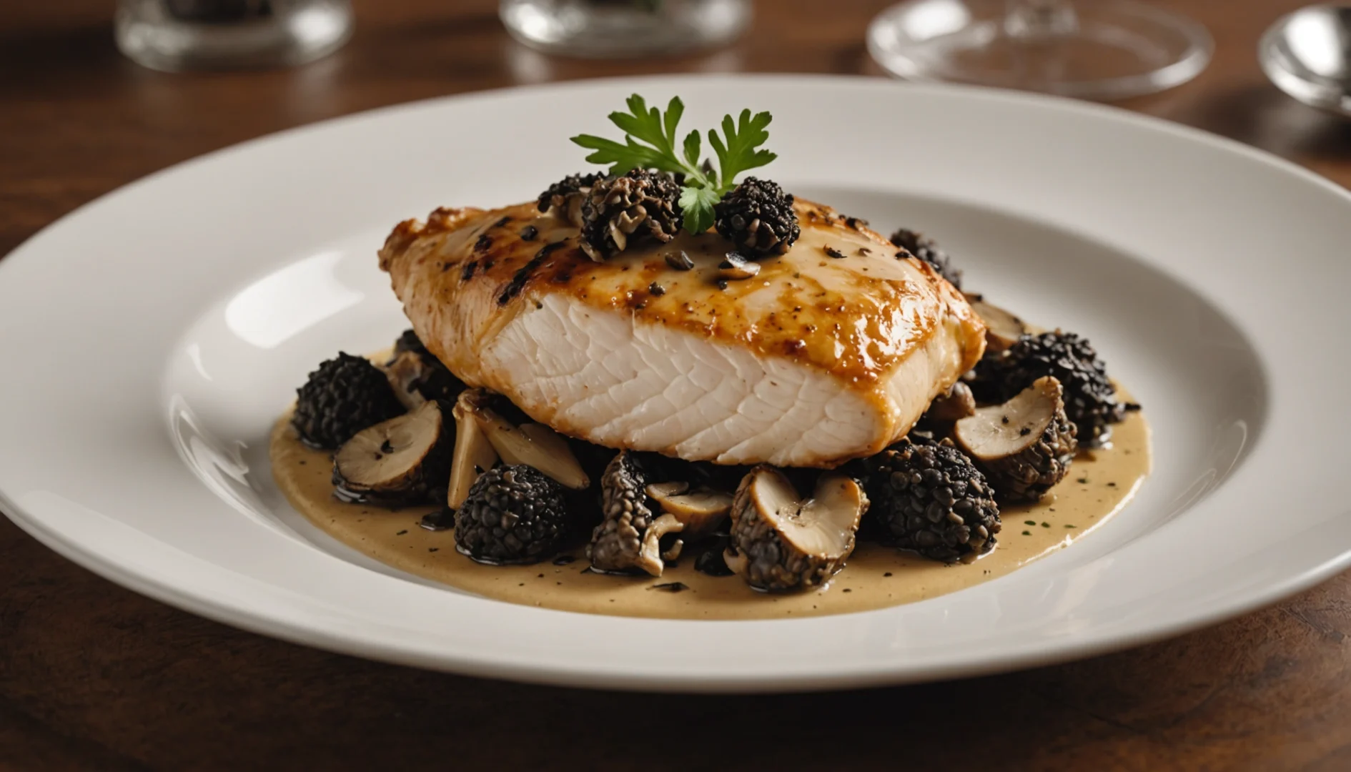 supremes de poulet aux morilles